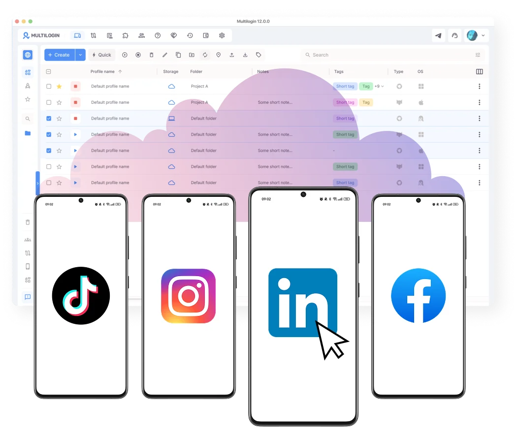 Run Multiple Cloud Phones