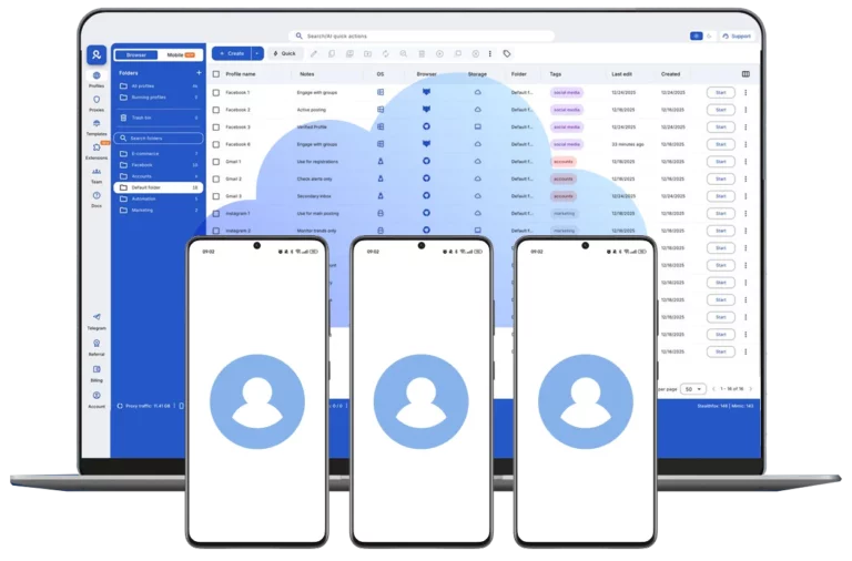 Sign Up and Manage Multiple Accounts